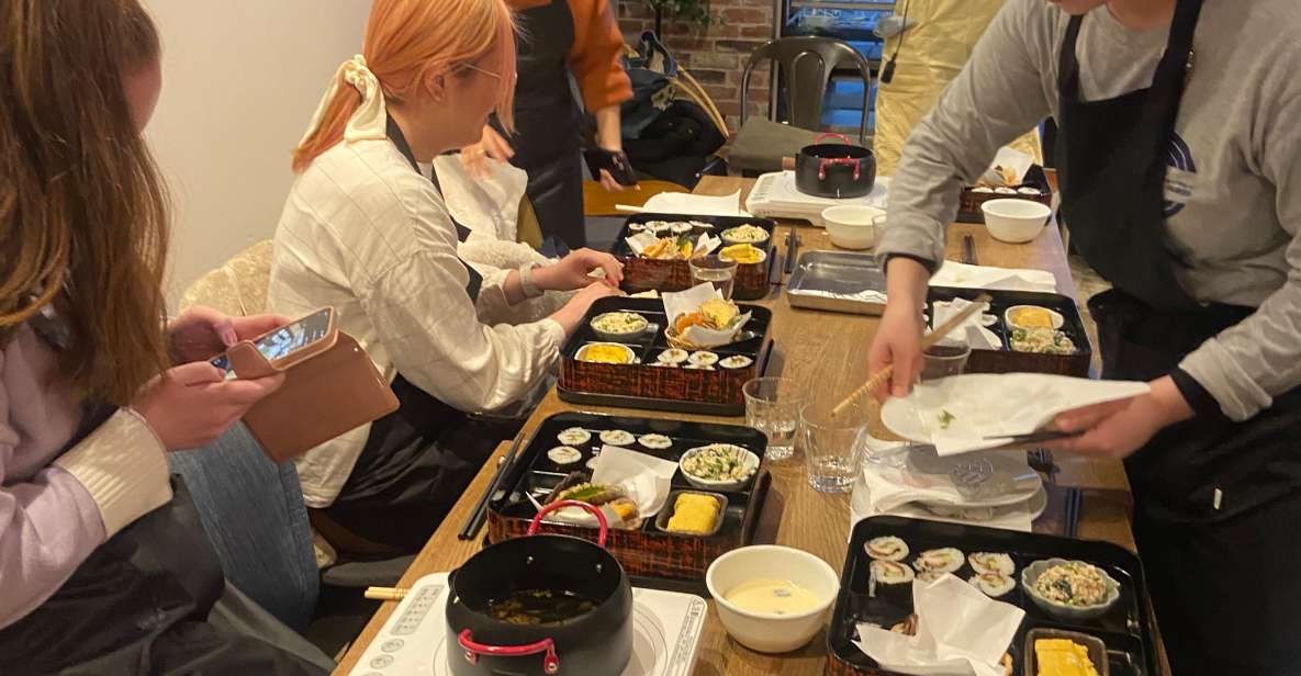 Kyoto: Japanese Washoku Bento Cooking Class With Lunch - Inclusions