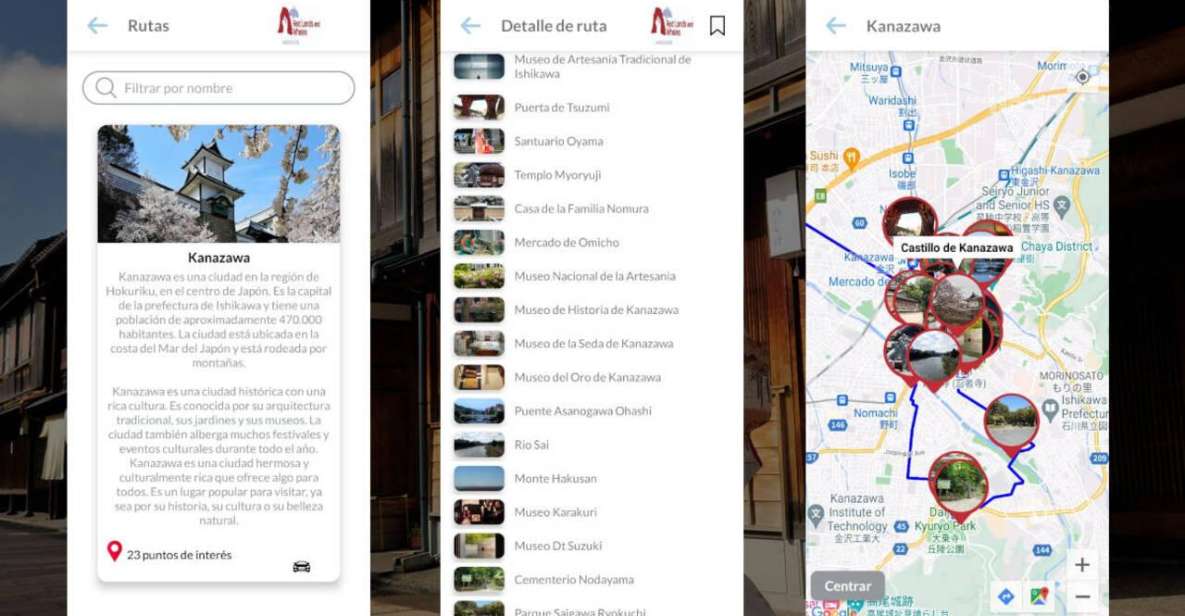 Kanazawa Self-Guided Tour App With Multi-Language Audioguide - Experience Description