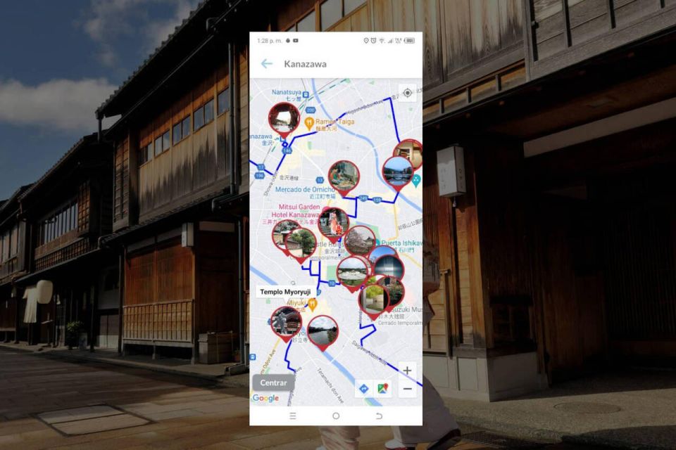 Kanazawa Self-Guided Tour App With Multi-Language Audioguide - Included Features