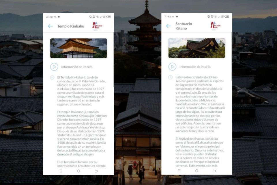 Kyoto Self-Guided Tour App With Multi-Language Audioguide - App Installation and Usage