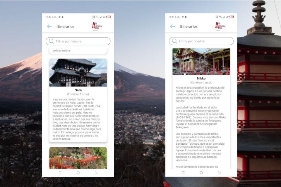 Japan Self-Guided App Complete With Multilingual Audio Guide - Tour Features