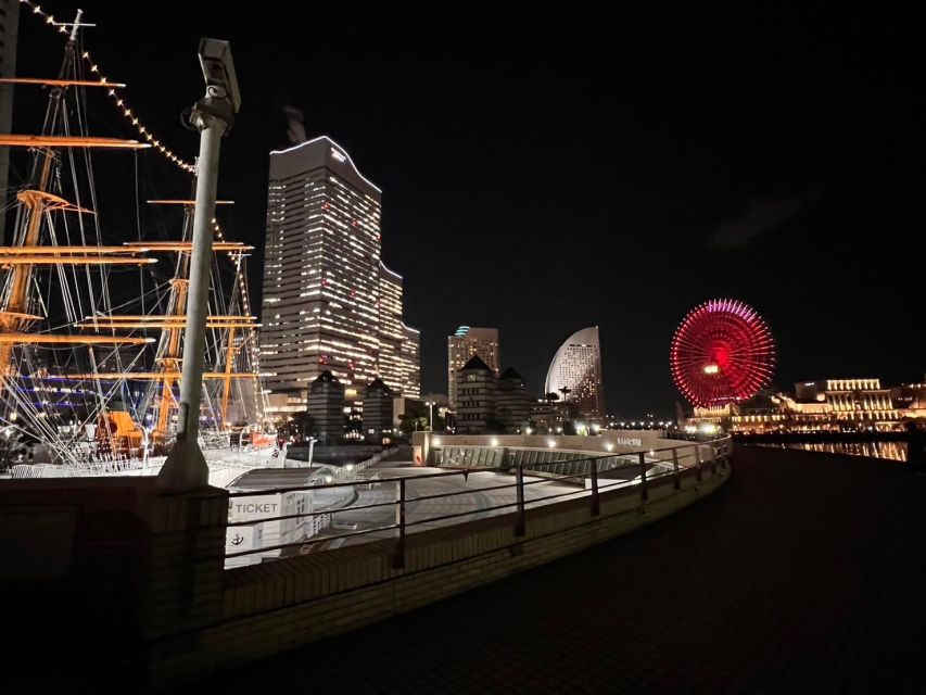 Yokohama 1.5 H Night View Walking Tour in Minatomirai - Frequently Asked Questions