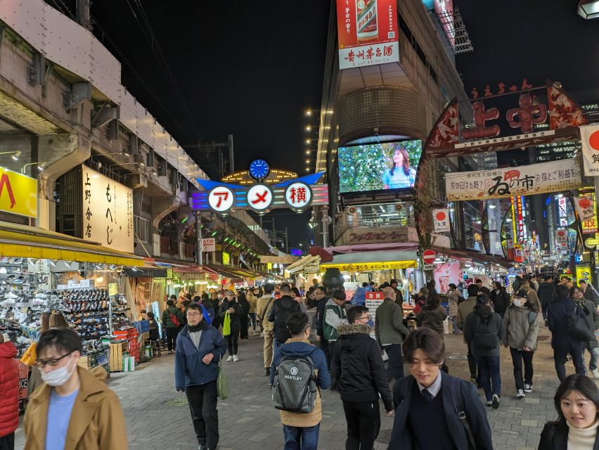 Tokyo Japanese Food Hopping Tour in Ueno Ameyoko at Night - Conclusion