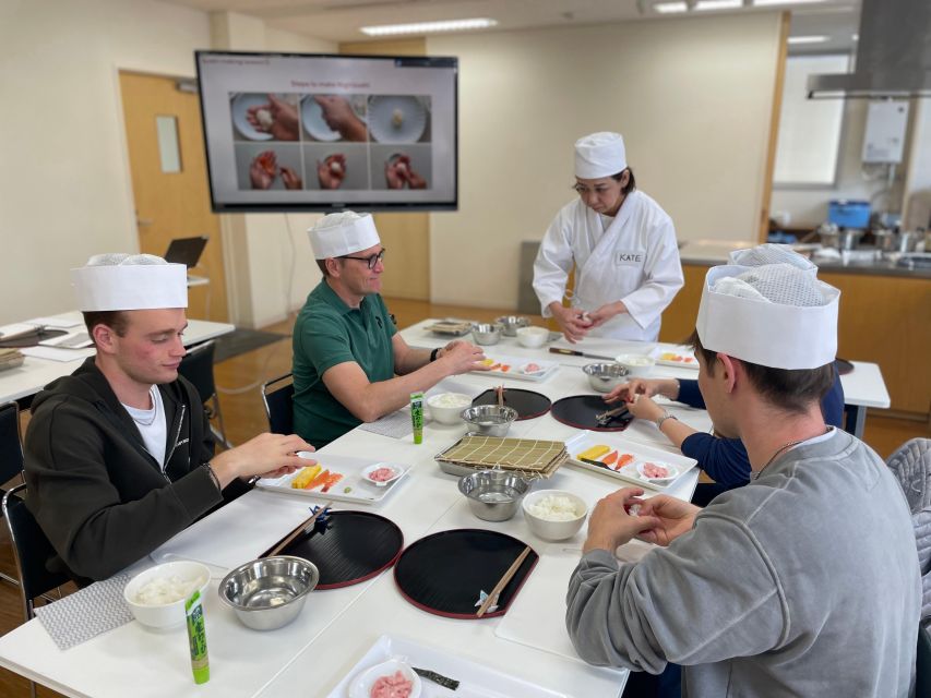 Sushi Making Class in Tsukiji 90-Minute Cooking Experience - Instructor Guidance