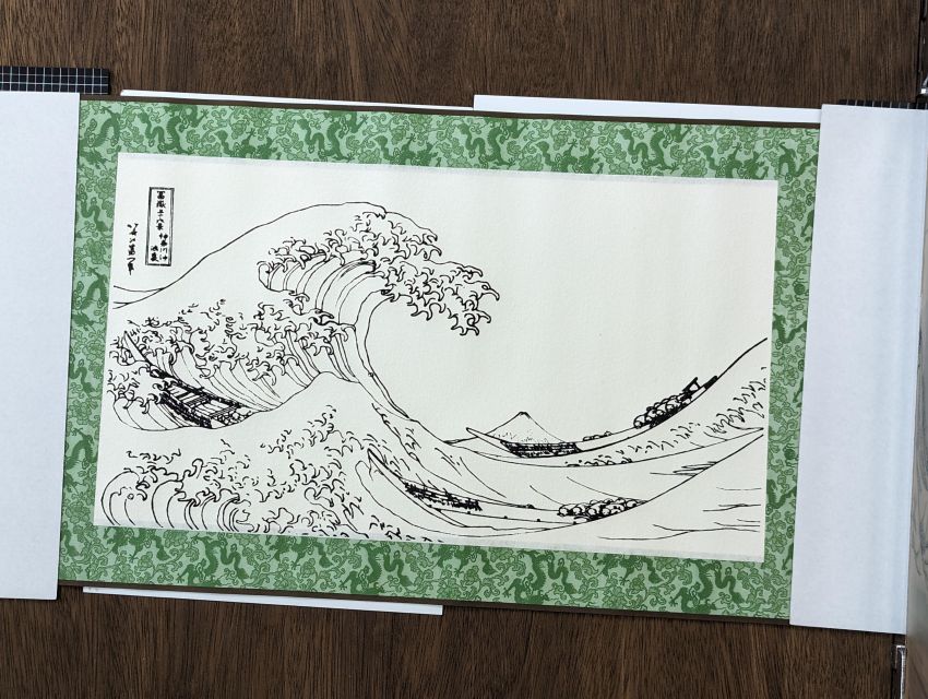 【Standard】Tokyo : Ukiyo-e Scroll Making Experience - Restrictions