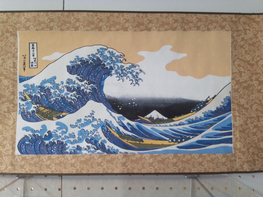 【Standard】Tokyo : Ukiyo-e Scroll Making Experience - Directions