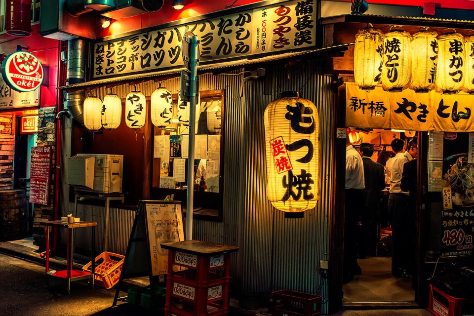 Tokyo: 3-Hour Food Tour of Shinbashi at Night - Inclusions